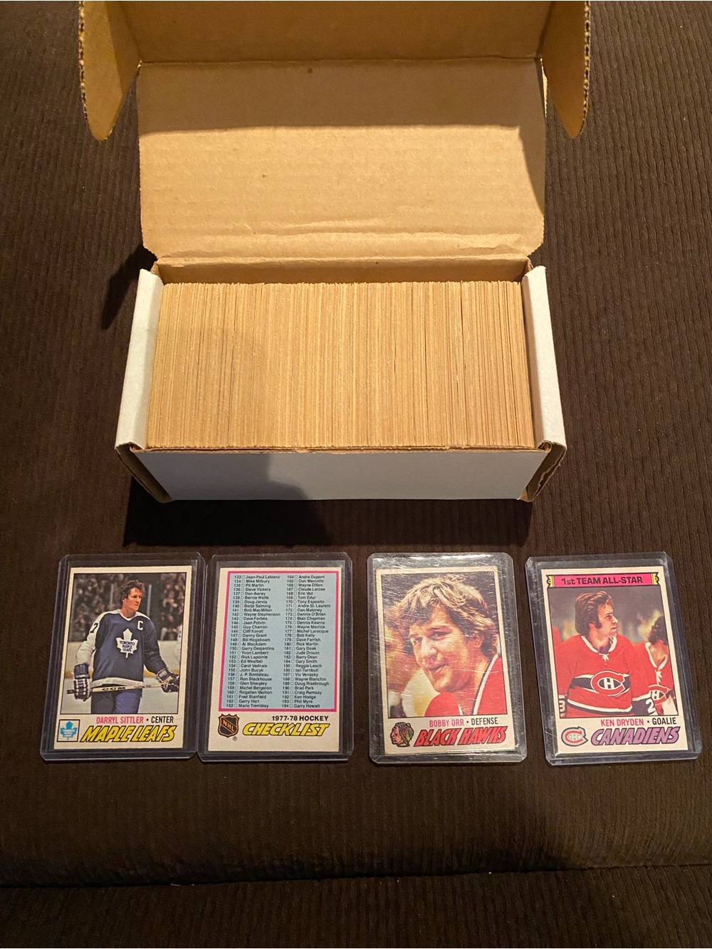 1977-78 OPC HOCKEY CARD COMPLETE SET 1-396 EX+ - NM-MT